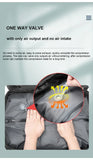 Men and Women Vacuum Backpack 16 inch Vacuum Seal Business Travel Compression Expandable Airline Approved Backpack with Air Pump