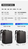 Bange 35L/45L Travel Backpack Men Business Aesthetic Backpack School Bag Large 17.3 Laptop Waterproof Fashion Backpack Male