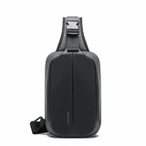 BANGE Male Shoulder Bags USB Charging Crossbody Bags Men Anti Theft Chest Bag School Summer Short Trip Messengers Bag