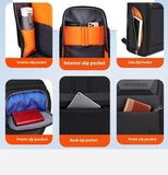 Wiersoon Backpack For Men Waterproof Backpack Large Capacity Business Trip Multifunctional Password Anti-theft Laptop Bag