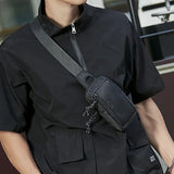 Men Chest Bag Mens Shoulder Body Bag Oxford Fashion Man Side Sling Crossbody Bag for Male 2025 Casual Handbag Travel Phone Bags