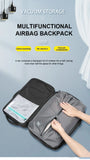 Men and Women Vacuum Backpack 16 inch Vacuum Seal Business Travel Compression Expandable Airline Approved Backpack with Air Pump