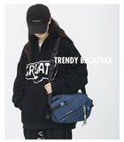 New Trend Messenger Bag Multi-function Sports Chest Bag Oxford Cloth Unisex Large-capacity Shoulder Bag  Crossbody Bags for Men