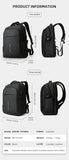 Mark Ryden Man Backpack Waterproof 15.6inch Laptop Multi-layer Pockets Bag Man USB Charging School Backpack Travel Mochilas
