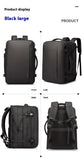 Bange 35L/45L Travel Backpack Men Business Aesthetic Backpack School Bag Large 17.3 Laptop Waterproof Fashion Backpack Male