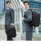 Wiersoon Backpack For Men Waterproof Backpack Large Capacity Business Trip Multifunctional Password Anti-theft Laptop Bag