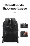 Bange  Men's Backpack Men Business Travel Backpack  Expandable USB Bag Large Capacity 15.6 Laptop Waterproof Fashion