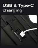 BANGE Waterproof Multi-Use Laptop Backpack For 15.6 Inch USB Charging Shockproof Business Briefcase Shoulder Bag For Man Women