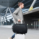 Bange 40L Travel Backpack Men USB  Anti-theft 17.3 Laptop Backpack School Expandable Bag Compass Fashion Male Backpack Large