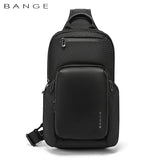 BANGE 2024 New Arrival Multifunction Crossbody Bag for Men Shoulder Messenger Bags Waterproof Men Sling Bags with Big Capacity