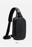 BANGE Male Shoulder Bags USB Charging Crossbody Bags Men Anti Theft Chest Bag School Summer Short Trip Messengers Bag