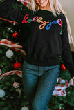 Round Neck Long Sleeve Casual Sweater