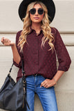 Geometric Textured Button Shirt