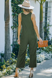 Pocketed Thermal Sleeveless Jumpsuit