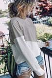 Patchwork Dropped Shoulder Sweatshirt