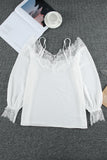Lace Cold Shoulder Blouse