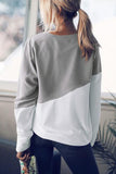 Patchwork Dropped Shoulder Sweatshirt