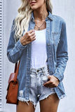 Ripped Denim Jacket