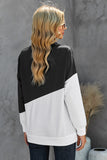 Patchwork Dropped Shoulder Sweatshirt