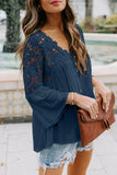 Crochet Lace Button Top