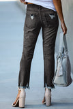 Distressed Boyfriend Denim Pants