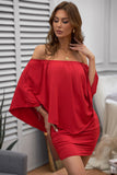 Multiple Dressing Layered Mini Poncho Dress