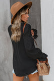 Rekindle Eyelet Button Up Top