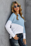 Patchwork Dropped Shoulder Sweatshirt