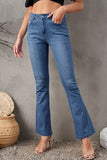 Wash Vintage Wide Leg Jeans