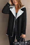 Lapel Collar Button Fleece Jacket