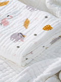 Ultra Absorbent Floral Print Baby Bath Towel Cars/Whale/Autumn