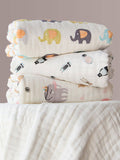 Ten Layers Winter Thick Baby Bath Towel Baby Bear/Baby elephant/Blue elephant