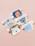 Six Layers 5 Pieces Baby Boy Sweat Towel Children's back cushion
