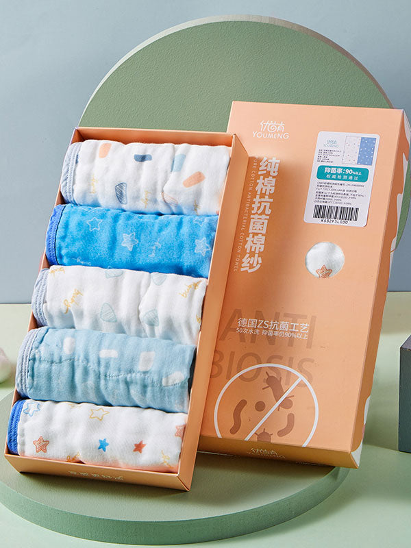 Antibacterial Baby Face Towel Gift Box Set