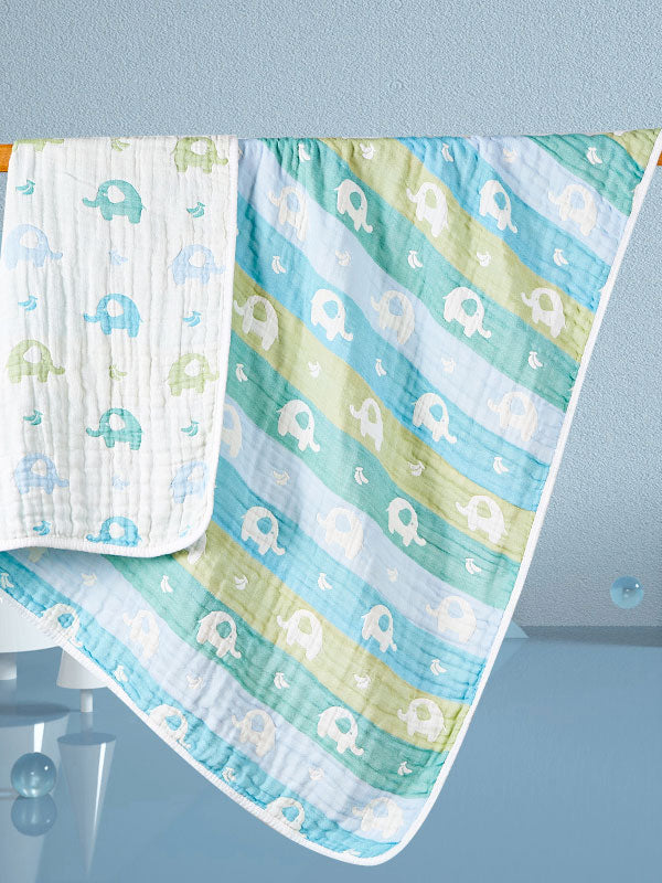 Ultra Soft Bamboo Fiber Baby Bath Towel Blanket