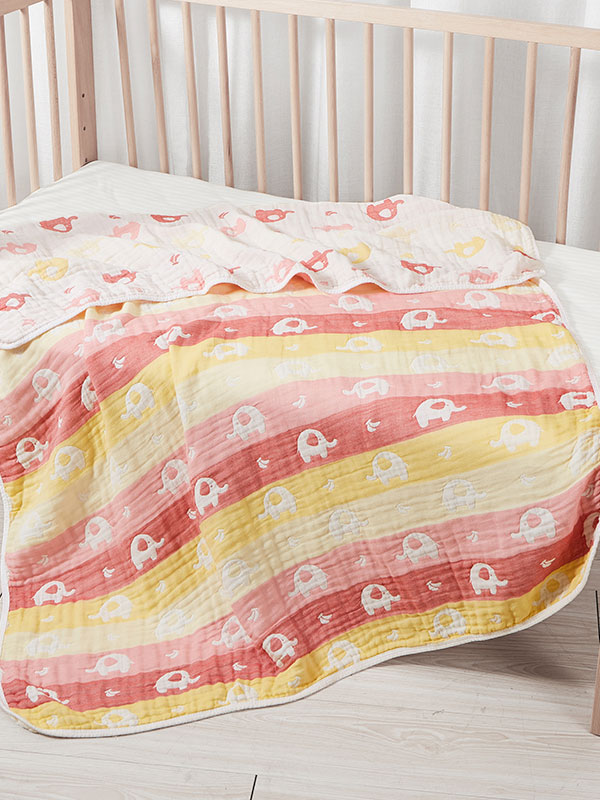 Bamboo Baby Floral Print Blanket
