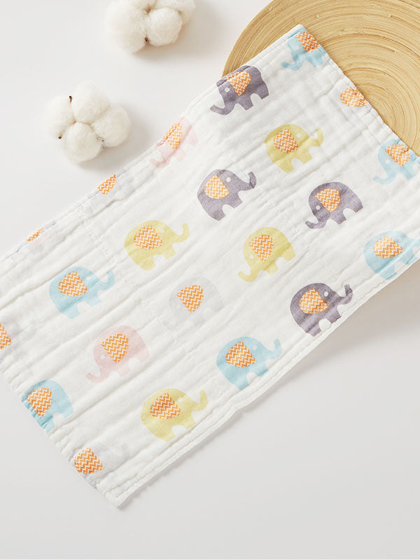 Baby Face Towel Baby Napkin Baby Saliva Towel Dinosaurs/Elephant/Fawn