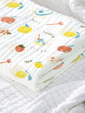 Ultra Absorbent Floral Print Baby Bath Towel Avocado/Fruits/Jurassic