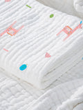 Ultra Absorbent Floral Print Baby Bath Towel Cactus/Giraffe/Mini Strawberry