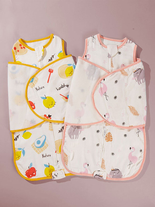 Newborn baby elastic Anti-startle sleeping bag