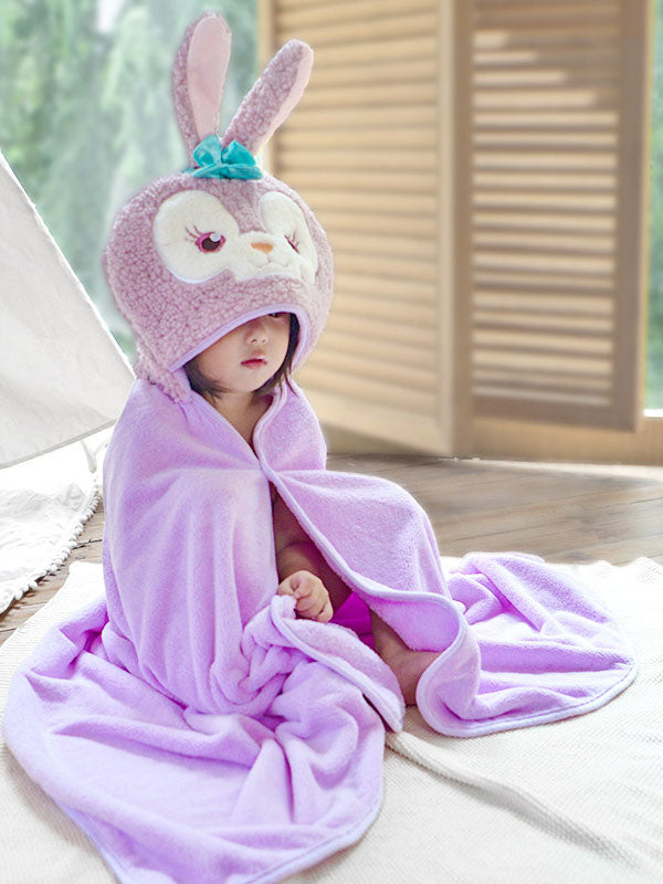 Unisex Hooded Cover Up Soft Baby Bathrobe Cloak