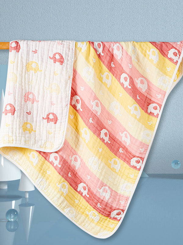Ultra Soft Bamboo Fiber Baby Bath Towel Blanket