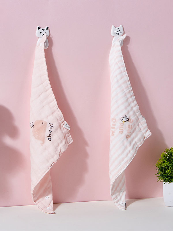 Two Pieces Australian cotton Triangular baby saliva towel