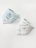 Two Pieces Australian cotton Triangular baby saliva towel