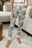 Camo Print Knit Sport Pants