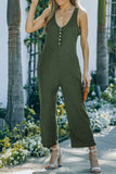 Pocketed Thermal Sleeveless Jumpsuit