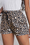 Print Drawstring Casual Elastic Waist Pocketed Shorts