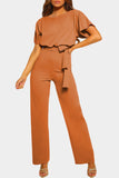 Oh So Glam Belted Wide Leg Jumpsuit