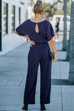 Oh So Glam Belted Wide Leg Jumpsuit