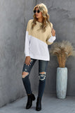 Patchwork Dropped Shoulder Sweatshirt